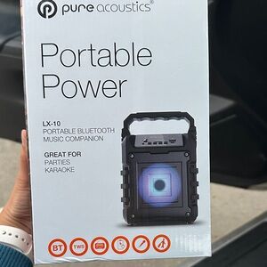 Black Portable Bluetooth Speaker